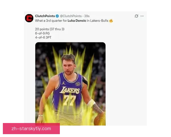 东契奇46分三双湖人擒公牛